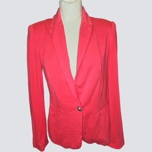 Zara Basic Blazer shoulder Pads Suit Jacket Blazer Size False Pockets Medium